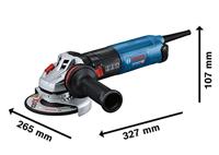 Bosch Professional GWS 17-125 S 0.601.7D0.300 Haakse slijper 125 mm 1700 W - thumbnail
