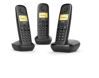 Draadloze telefoon Gigaset A170 Trio 1,5" Zwart - thumbnail