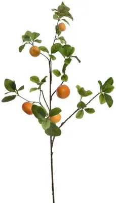 Pure Royal kunsttak tak 104cm oranje