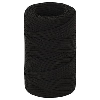 VidaXL Werktouw 2 mm 500 m polyester zwart VidaXL Werktouw 2 mm 500 m polyester zwart
