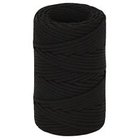 VidaXL Werktouw 2 mm 500 m polyester zwart - thumbnail