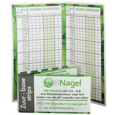 Nagel Zuurbase strips voor het testen van pH-waarde (100 st)