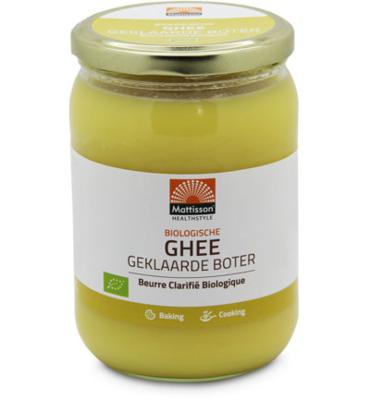 Mattisson HealthStyle Ghee Geklaarde Boter Mattisson HealthStyle Ghee Geklaarde Boter