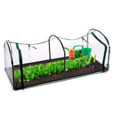 Kinzo Garden Broeikas - Tunnelkas - met Rits - Staal - 130x60x50cm