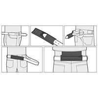 OXFORD jacket verbindingsriem belt fastener black - thumbnail