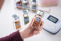 Brother M-K521 Labeltape Kunststof Tapekleur: Blauw Tekstkleur: Zwart 9 mm 8 m - thumbnail