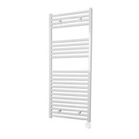 Electrische Wifi Radiator Sanicare HPW Carini 111,8x45 cm Wit Met Thermostaat Wit Rechtsonder - thumbnail