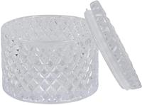 Clayre & Eef Glazen potje Ø 11x8 cm Glas Rond Potje - thumbnail