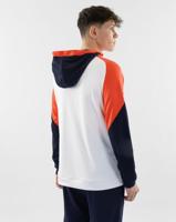 JAKO 6770 Sweater Met Kap Dynamic - Wit/Koraal/Marine - L - thumbnail