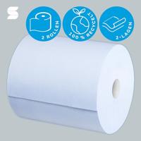 Satino comfort industrierol wit 2 laags (2 rollen à 525 meter) - thumbnail