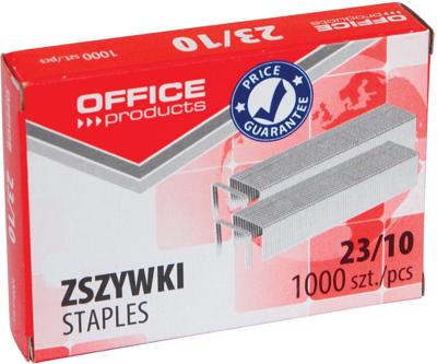 OFFICE products nietjes 23-10, metaal, doos van 1000 stuks