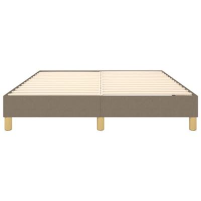 Boxspringframe stof taupe 140x190 cm