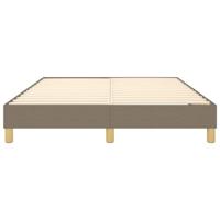 Boxspringframe stof taupe 140x190 cm - thumbnail