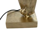 Bureaulamp Home ESPRIT Zwart Gouden Hars 50 W 220 V 30 x 30 x 59 cm - thumbnail