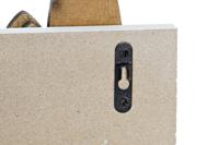 Wandkapstok DKD Home Decor Hout Huizen Stads 40 x 4 x 17 cm - thumbnail