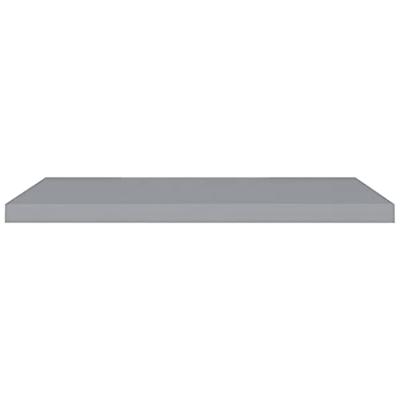 Wandschap zwevend 90x23,5x3,8 cm MDF grijs - thumbnail