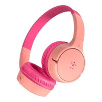 Belkin SoundForm Mini draadloze on-ear koptelefoon met ingebouwde microfoon voor kinderen, voor meisjes en jongens, online onderwijs, school en op reis, compatibel met o.a. iPhone, iPad, Galaxy, roze - thumbnail