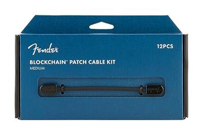 Fender Blockchain Patch Cable Kit zwart medium 12-delig - thumbnail