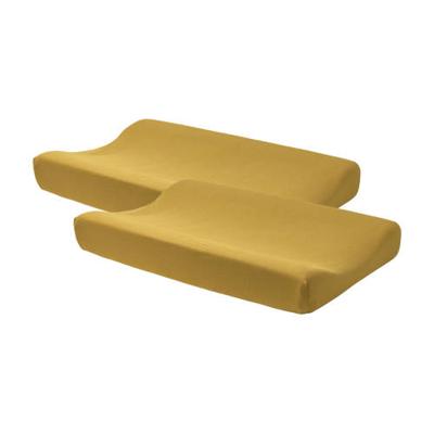 Meyco aankleedkussenhoes - set van 2 Basic jersey 50x70 cm honey gold Meyco aankleedkussenhoes - set van 2 Basic jersey 50x70 cm honey gold