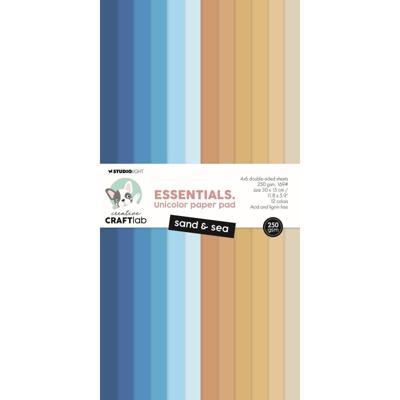 Creative Craftlab • essentials unciolor paper pad sand & sea