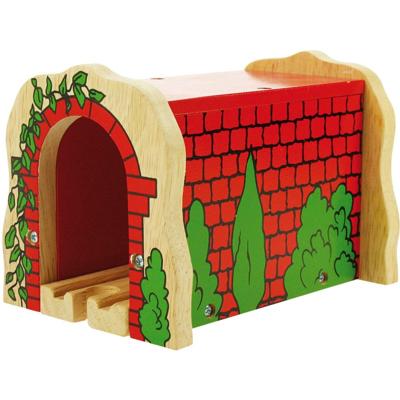 Bigjigs houten rails - rode tunnel