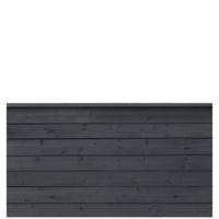 Zwart Houten Stapelrabat Schutting Klink 174 x 91 CM - thumbnail