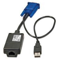 Adapter USB naar VGA LINDY 39634 Zwart/Blauw - thumbnail