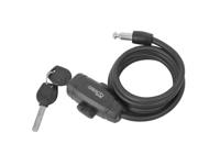 Dresco 5250206 fietsslot Zwart 1500 mm Kabelslot - thumbnail