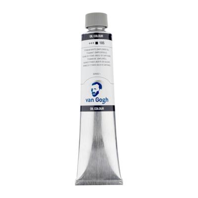 Van Gogh Olieverf Tube 200 ml Titaanwit (Saffloerolie) 105
