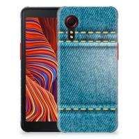 Samsung Galaxy Xcover 5 | Sillicone Back Cover | Jeans - thumbnail