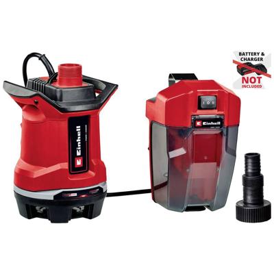 Einhell 4181580 GE-DP 18/25 Li - Solo Power X-Change Dompelpomp voor vervuild water Met meerdere standen 7500 l/h 5 m