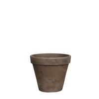 Mica Decorations bloempot Stan 11,5x9,5 cm grijs basalt - thumbnail