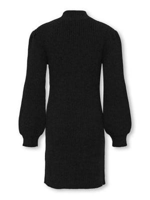 Kids ONLY winter jurk meisjes - zwart - KogKatia - comfort fit, gebreid