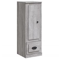 Hoge kast 36x35,5x103,5 cm bewerkt hout grijs sonoma eikenkleur - thumbnail