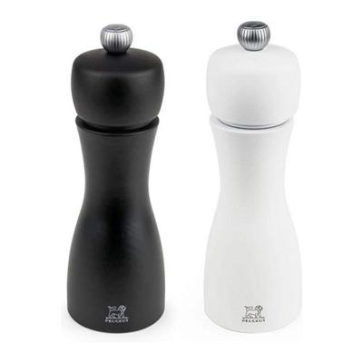 Peugeot - Peper- & Zoutmolen "Tahiti" - Zwart/Wit - 15 cm