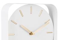 Karlsson wandklok Pendulum Charm met slinger 32,5 cm staal wit - thumbnail
