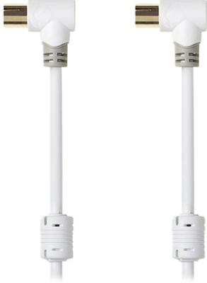 Nedis CSBW40010WT30 Coaxkabel Iec (coax) Male Iec (coax) Female Verguld 100 Db 75 Ohm Dubbel Afgeschermd 3.00 M Rond Pvc Wit Doos