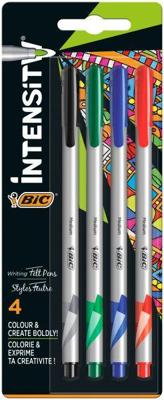BIC intensity fineliners medium, 4st.