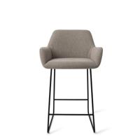 Jesper Home Barkruk 'Hiroo' Slide Black, kleur Foggy Fusion (zithoogte 65cm) - thumbnail