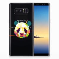Samsung Galaxy Note 8 Telefoonhoesje met Naam Panda Color - thumbnail