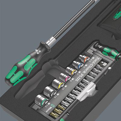 Wera 9750 Schuimrubberen inzetstuk met Kraftform Kompakt en Tool-Check PLUS Set 1, 57-delig - 05150150001