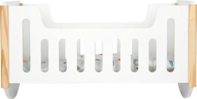 Knus Small foot - houten poppenbed wit little button