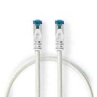 CAT6a-Kabel | S/FTP | RJ45 Male | RJ45 Male | 0.50 m | Snagless | Rond | Gevlochten / PVC | Zilver | Cover Window Box - thumbnail