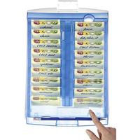 HAN CROCO 9988-693 Flashcards Grijs (doorschijnend) Aantal kaarten (max.): 2.000 kaarten DIN A8 liggend - thumbnail