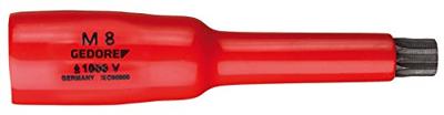 Gedore VDE INX 30 8 2946564 Veeltand (XZN) VDE-schroevendraaierbit 0 mm M8 3/8 (10 mm)