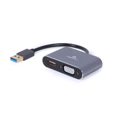 USB naar HDMI + VGA beeldschermadapter, space grey
