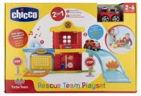 Chicco Hoofdkwartier Reddingsteam met Licht en Geluid + Brandweerauto - thumbnail