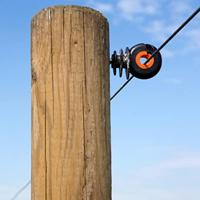 Gallagher XDI schroef-ringisolator hout (25) - 025510 - 025510 - thumbnail