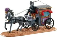 Lemax phantom coach tafereel Spooky Town 2020 - thumbnail