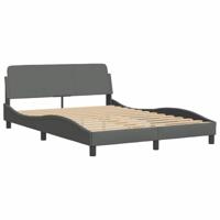 Bedframe zonder matras 120x200 cm stof donkergrijs - thumbnail